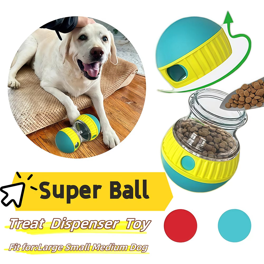 Interactive Dog Toy for Small Medium Large Dogs Cats Treat Dispenser Leaking Food Slow Feeder Pets Ball Toys Labrador Supplies