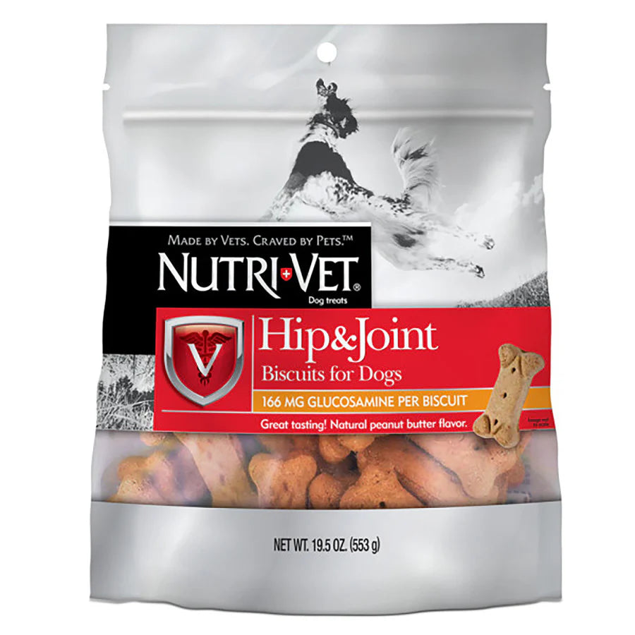 Nutri-Vet Hip & Joint Dog Biscuits Peanut Butter 1Ea/Sm, 19.5 Oz