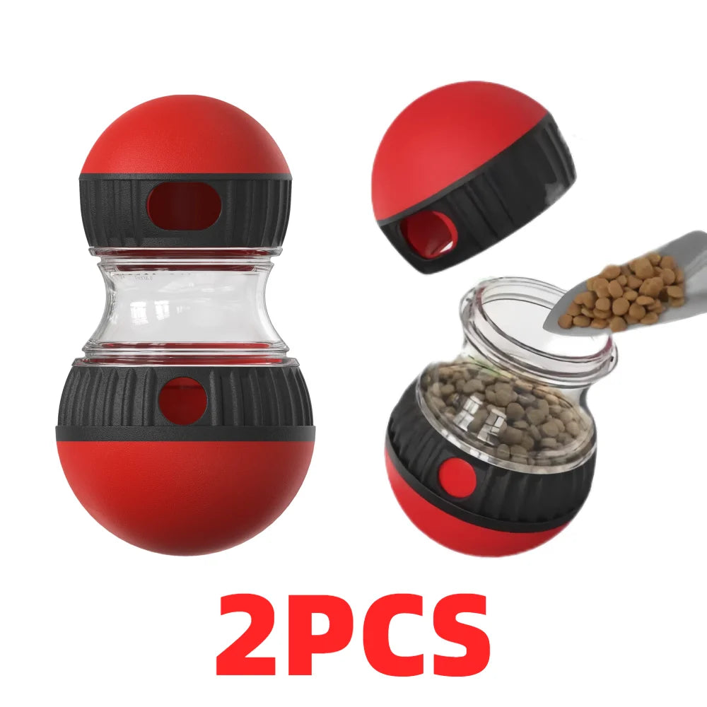 Interactive Dog Toy for Small Medium Large Dogs Cats Treat Dispenser Leaking Food Slow Feeder Pets Ball Toys Labrador Supplies
