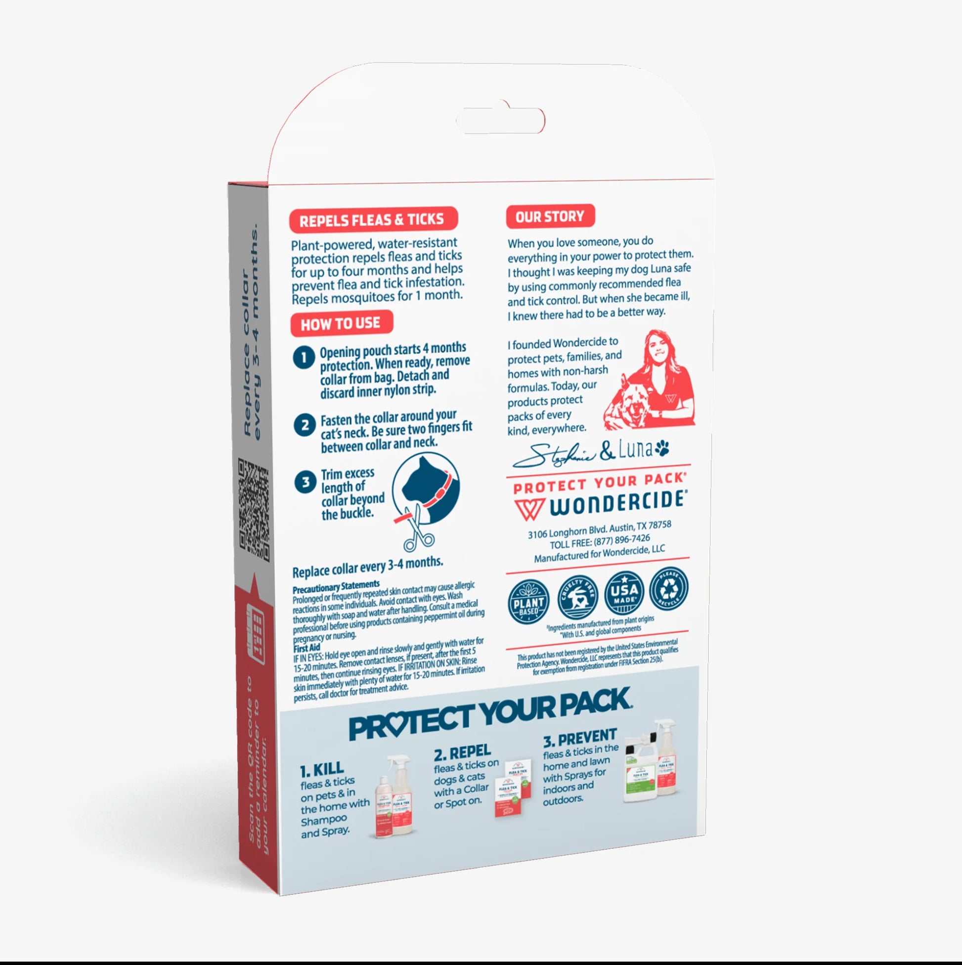 Flea & Tick Collar for Dogs + Cats with Natural Essential Oils