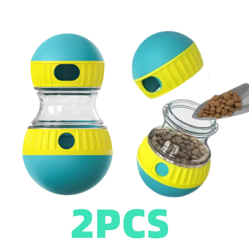 Interactive Dog Toy for Small Medium Large Dogs Cats Treat Dispenser Leaking Food Slow Feeder Pets Ball Toys Labrador Supplies