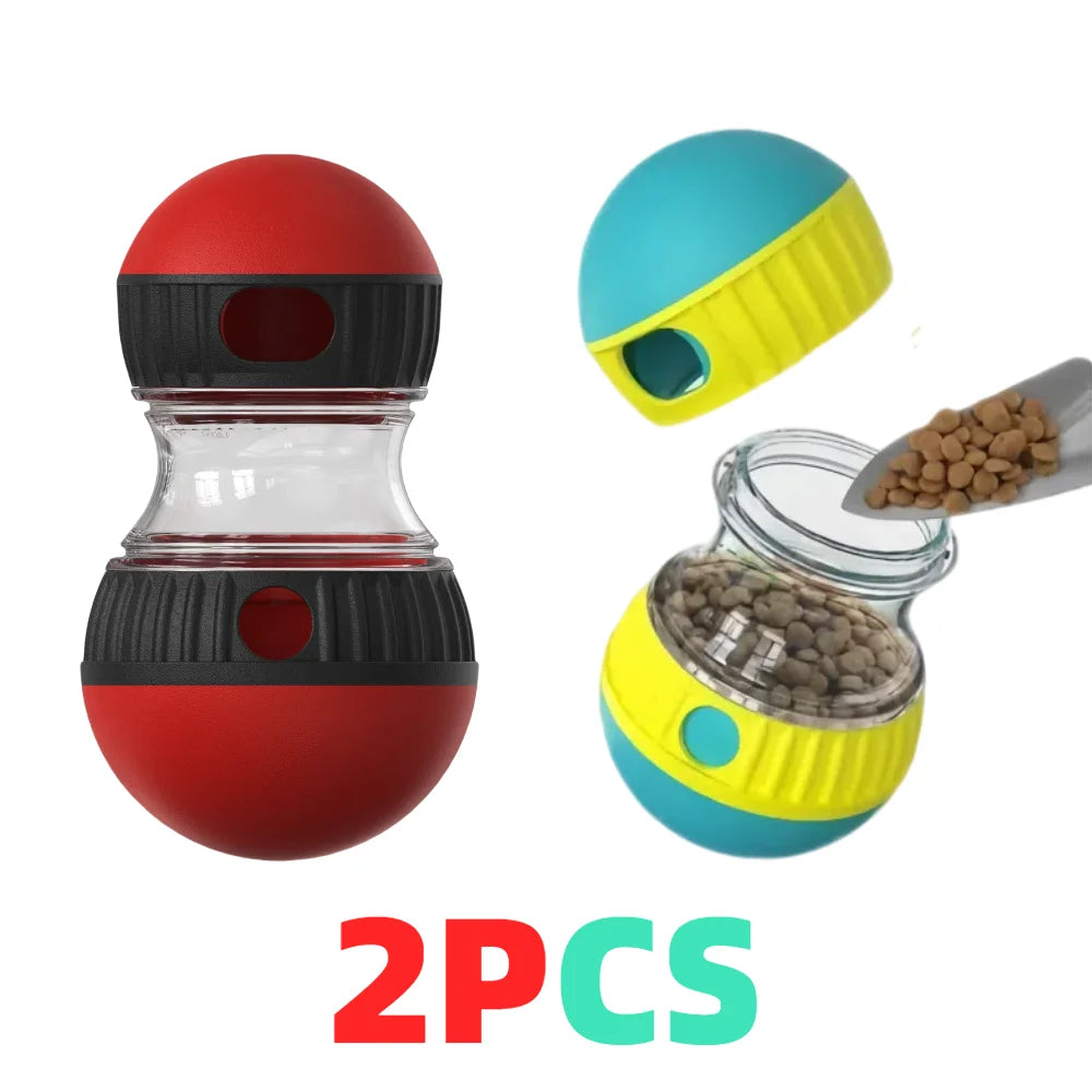 Interactive Dog Toy for Small Medium Large Dogs Cats Treat Dispenser Leaking Food Slow Feeder Pets Ball Toys Labrador Supplies